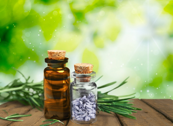 herbal oil in bottle - Photo, Image