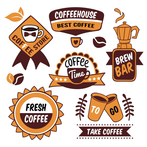 Coffee To Go Logos - Vektor, obrázek