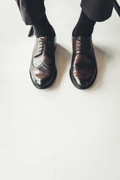 leather shoes - Foto, afbeelding