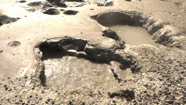 Ζεστό άνοιξη στην πλαγιά του ηφαιστείου Ebeko - Πλάνα, βίντεο