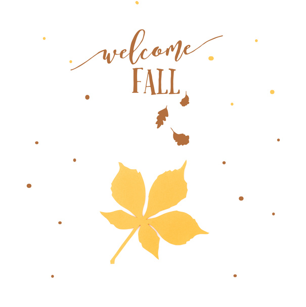 Осенний каштановый лист
 - Фото, изображение