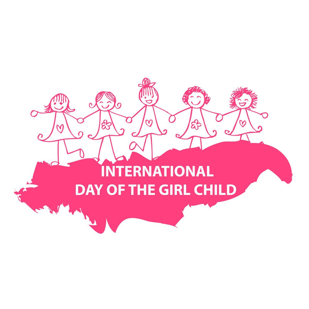  Nemzetközi nap a lány gyermek  - Fotó, kép