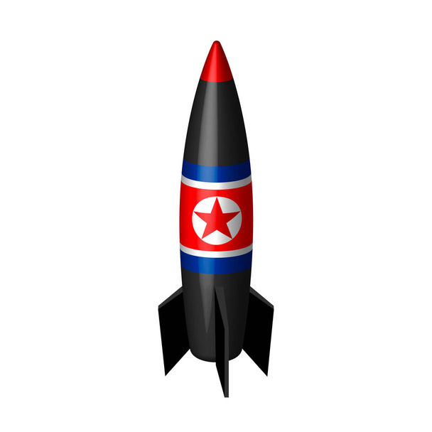 el misil de Corea del Norte vector
 - Vector, Imagen