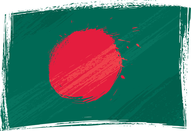 Grunge bangladesh vlag - Vector, afbeelding