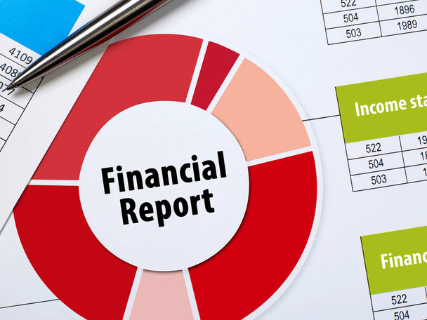 Financial report concept - Photo, Image