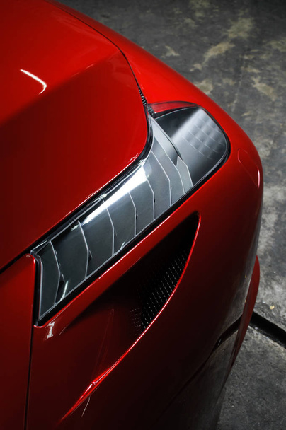 Car detailing serii: Super samochód reflektorów - Zdjęcie, obraz