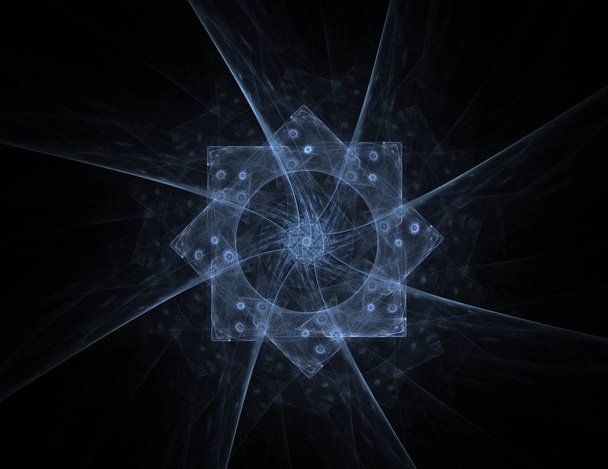 Геометрія космічної серії. Візуально привабливий фон з кривих концептуальних сіток та фрактальних елементів, придатних як елемент
  - Фото, зображення