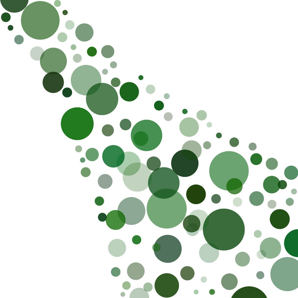 Burbujas verdes aisladas sobre fondo blanco - Vitalidad, líquido
 - Vector, Imagen