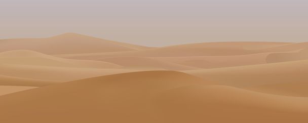 Paisaje del desierto - Vector, imagen