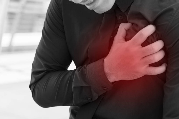 επιχείρηση άνθρωπος ταλαιπωρία καρδιακή προσβολή - Φωτογραφία, εικόνα