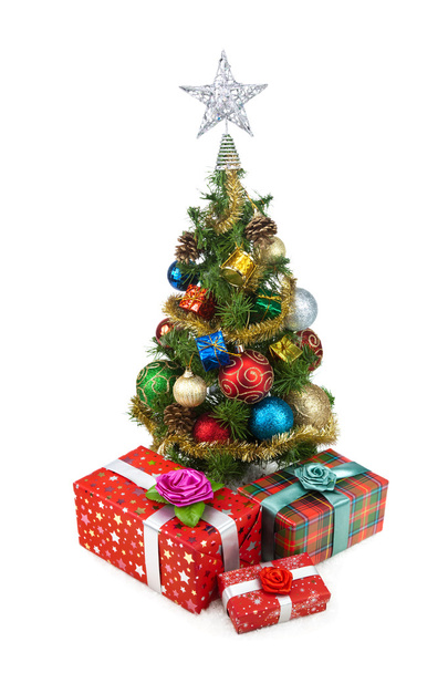 Árvore de Natal & caixas de presente-2
 - Foto, Imagem