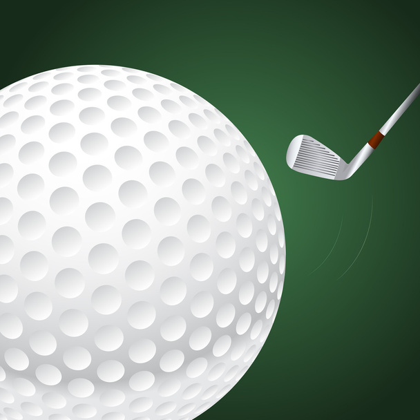 Boule de golf vectorielle
 - Vecteur, image