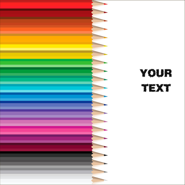 Ensemble vectoriel de crayons de couleur
 - Vecteur, image