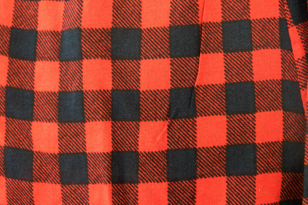 Lumberjack plaid pattern fabric - Photo, Image