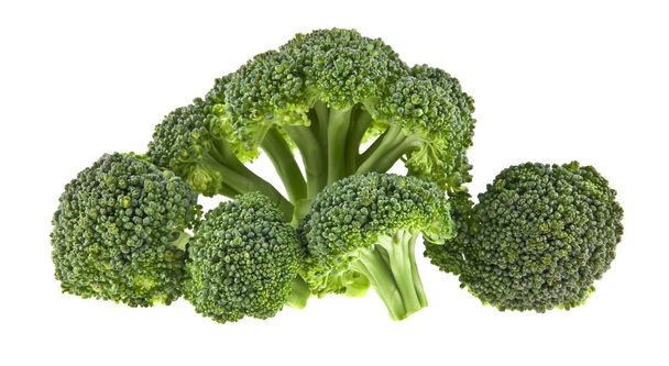 Świeże brokuły izolowane na białym tle - Zdjęcie, obraz