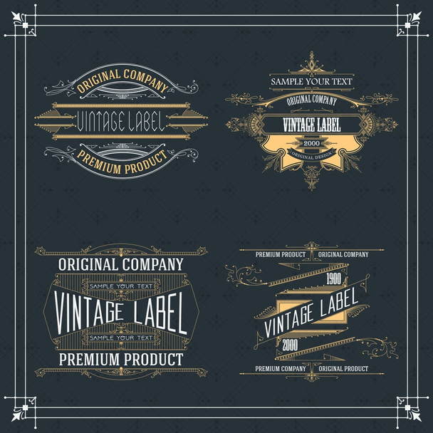 Premium etichetta tipografica vintage
 - Vettoriali, immagini