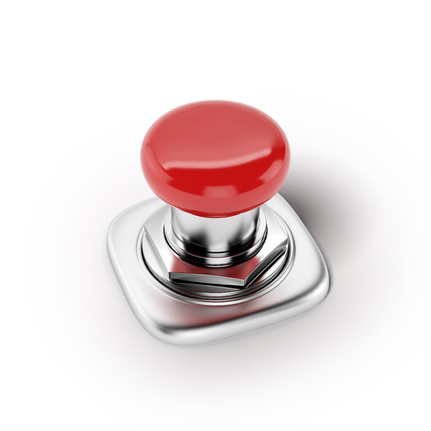 Red button. Action concept - Photo, Image