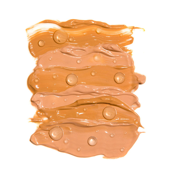 liquid makeup foundation stroke - Photo, Image