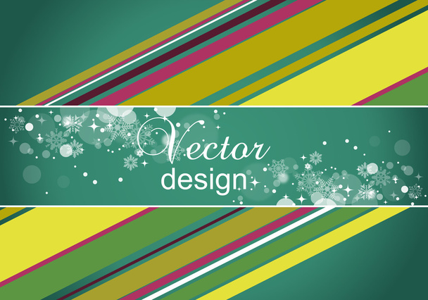 Abstract vector illustration of flyer design, eps10 - Vektor, Bild