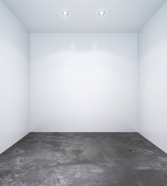 empty white room with white walls - Foto, Imagem