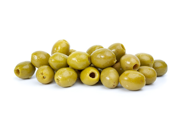 hromady zelených vypeckovaných oliv - Fotografie, Obrázek