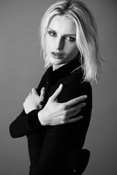 Portrait of blonde woman - Fotó, kép