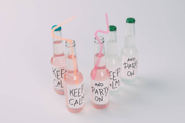 alcoholic beverages in bottles - Fotó, kép