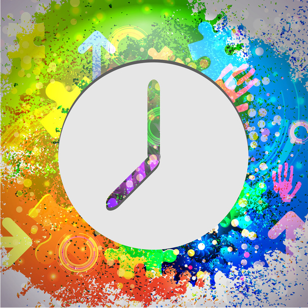 Vector icon. Colorful abstract background. Eps10 - Vetor, Imagem