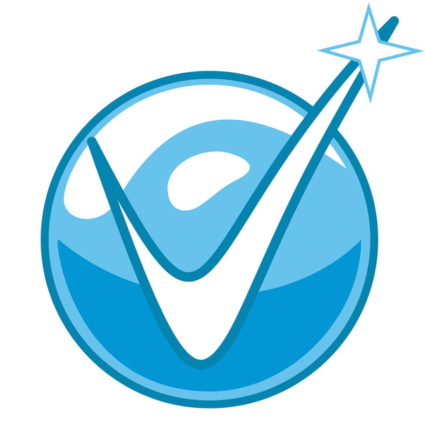 Schone Check Logo - Vector, afbeelding
