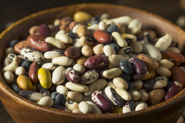 Heap of Assorted Mixed Organic Dry Beans - Photo, image