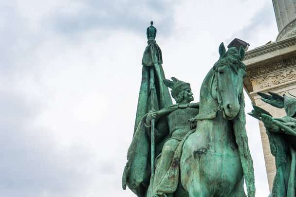 Náměstí hrdinů v Budapešti, Maďarsko - Fotografie, Obrázek
