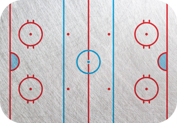 Una pista de hockey. Corte de hockey
 - Foto, Imagen
