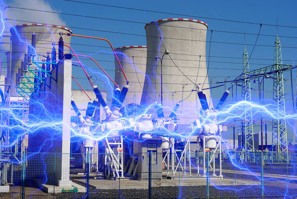 Erőművi és energia fogalma - Fotó, kép