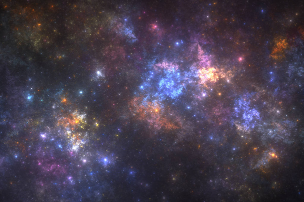 Droga Mleczna przestrzeń kosmiczną - Zdjęcie, obraz