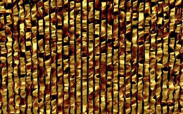 Abstract gold geometrical background.3D render - Фото, зображення