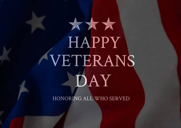 veterans day flag - Foto, afbeelding