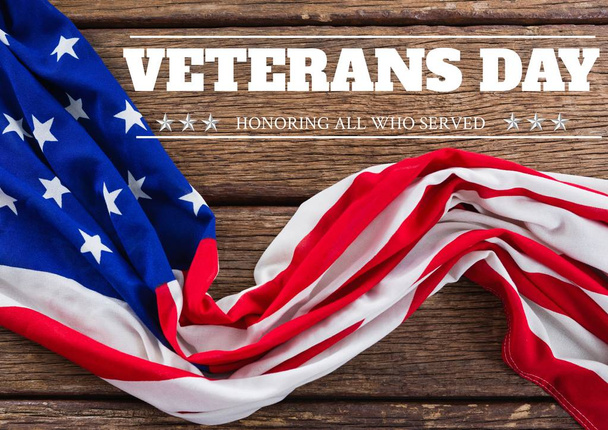 veterans day flag - Foto, Imagem