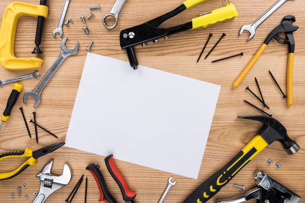 reparement tools and paper - Photo, Image