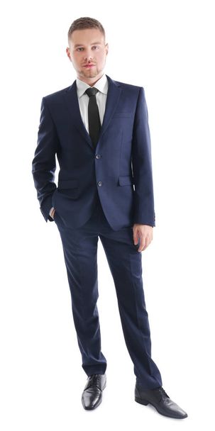 Handsome man in suit   - Foto, Bild