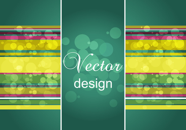 Abstract vector illustration of flayer design, eps10 - Vetor, Imagem