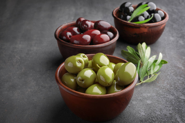 Ripe tasty olives  - Фото, изображение