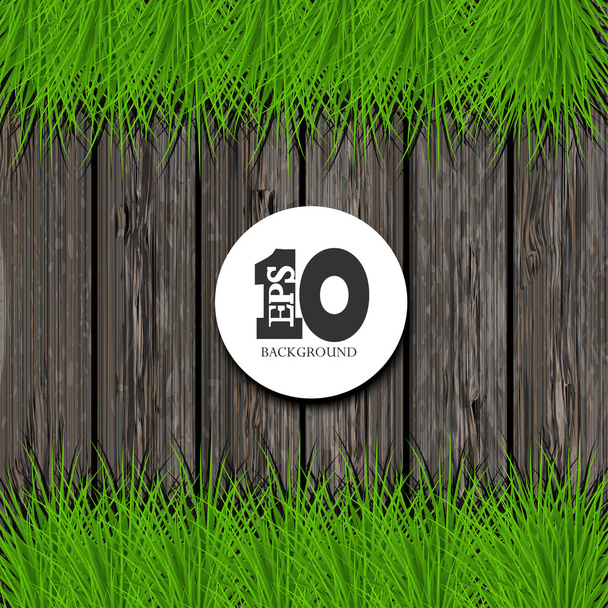 Vector wooden background with place for your text. Eps10 - Vector, Image