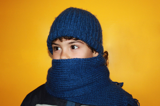 Knitted hat and scarf - Photo, Image