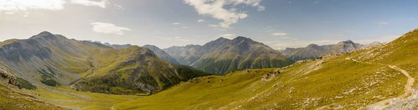 Hiking in Swiss National Park in Switzerland - Photo, Image