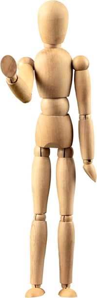 Wood Figure Mannequin  - Fotoğraf, Görsel