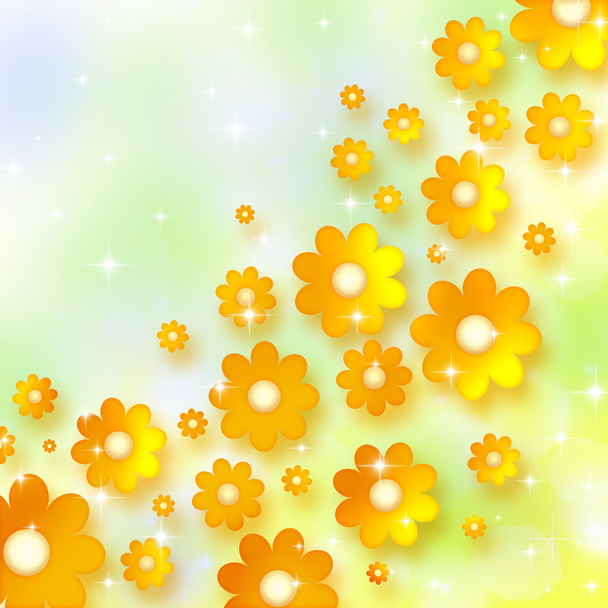 Spring background with chamomiles - Фото, зображення