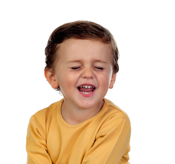 adorable niñito estornudando
 - Foto, Imagen