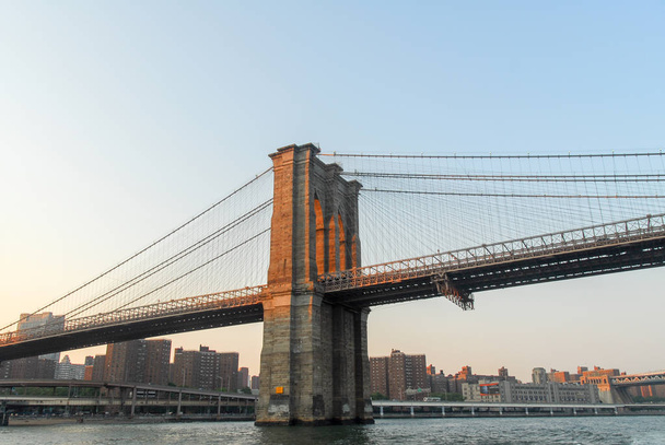 new york city - Brooklyn Köprüsü'nün - Fotoğraf, Görsel