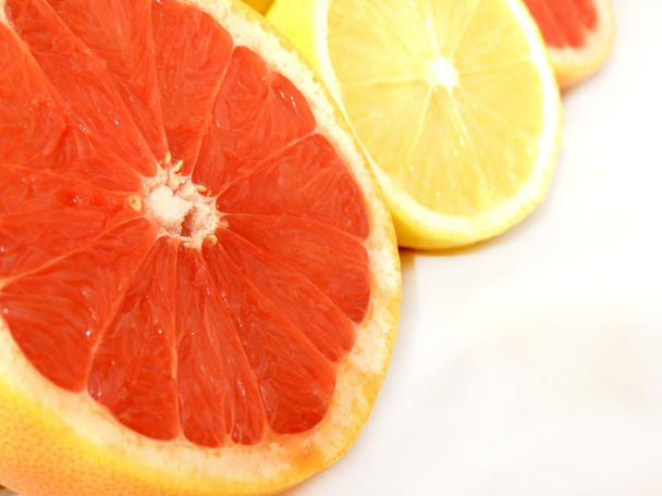 Zitronen und Grapefruit - Foto, Bild