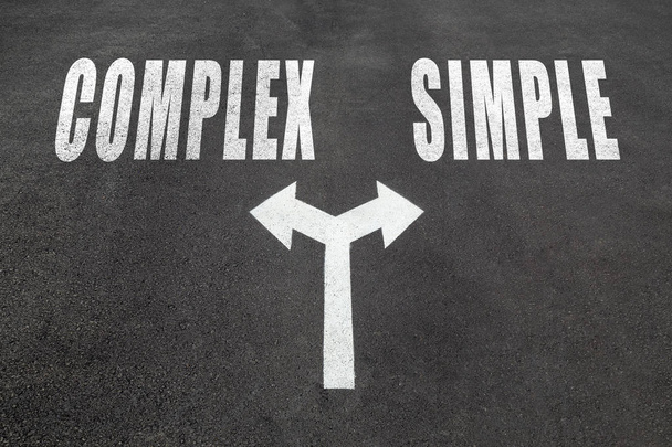 Concepto complejo vs simple elección
 - Foto, Imagen